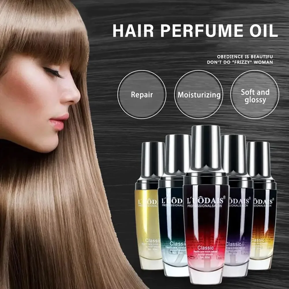 

60ml Dry Damaged Hair & Scalp Treatme Argan Oil Hair Repair Serum Smoother Shine Protect Hair Essence
