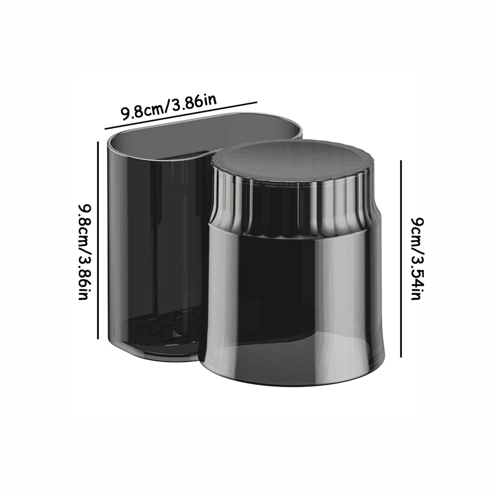Wall Mounted Toothbrush Holder Set With Mouthwash Cup Bathroom_voghion.com