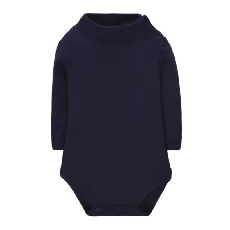 Baby Bodysuit Baby Boys Girls Bodysuits Long Sleeve Cotton Romper Body Infant Bebe Solid Lapel Pullover Spring Fall Winter Brand kid Clothes