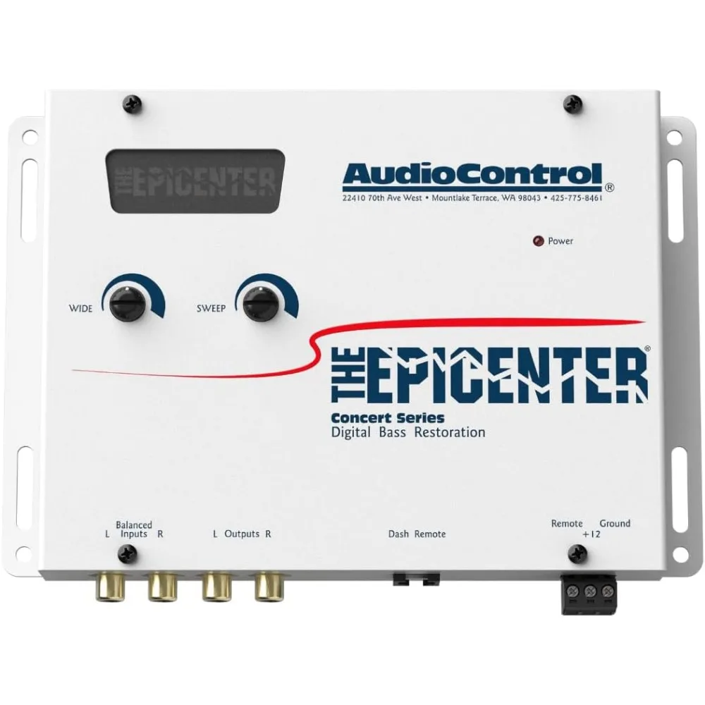 The EPICENTER Bass Restoration Processor, Car Audio Bass Booster Expander with Remote (White) 3