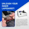 Hi-Tech Diamond - 4""/5"" Lapidary Equipment Trim Saw - Rock Saw, Stone, Glass Cutting, Trimming, Sawing Machine - Lapidary Saw 2