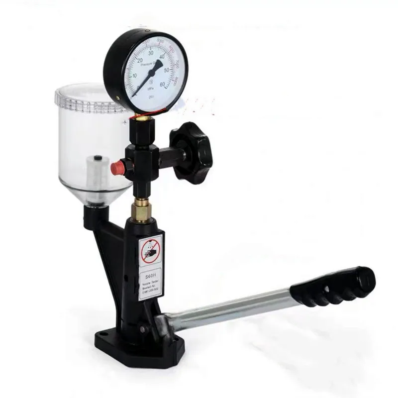 

S60h Diesel Injector Nozzle Tester with Adjust Valve Hand Pump Work with Common Rail Injector Tester