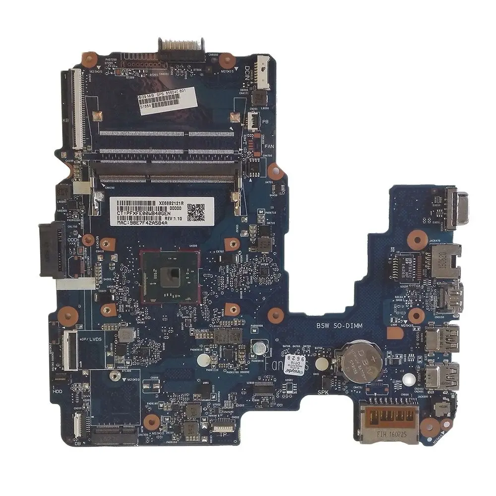 

Материнская плата для ноутбука HP Pavilion 858041 G5 14-AM, 858041-001, 601-240, с N3710U, полностью протестирована