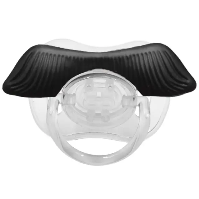 Baby Funny Pacifier Portable Cute Pacifiers with Funny Beard Cute