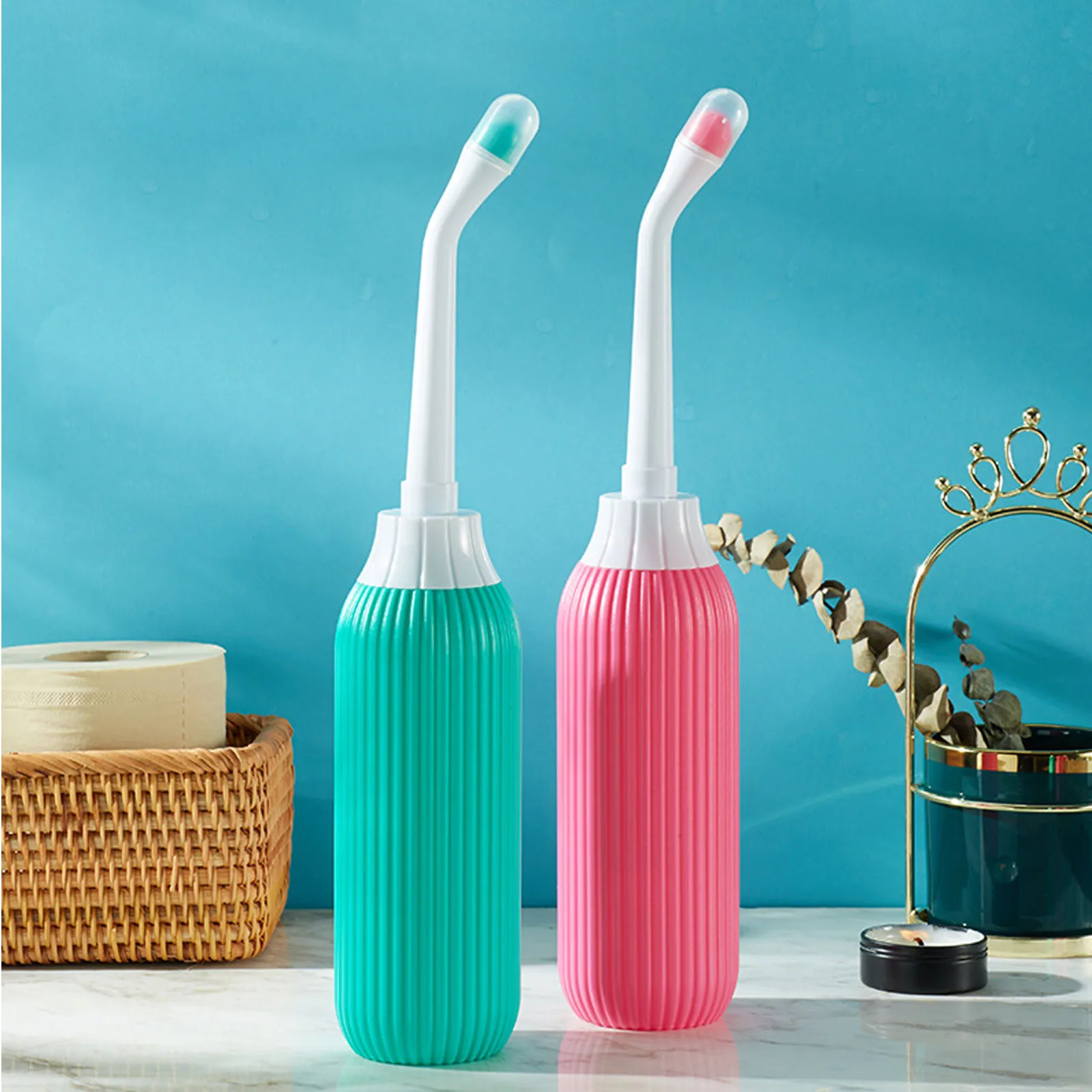 500ml Portable Bidet Spray Handheld Travel Bidet for Pregnant Women Baby Cleansing Water Washer Bottle Baby Showers Mom Bottle 2