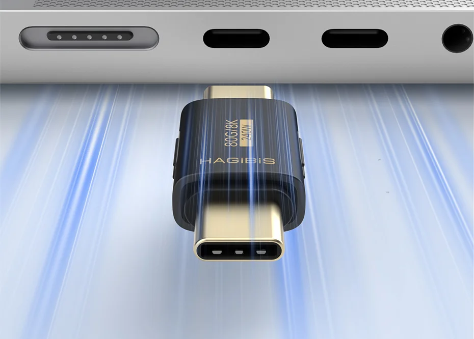 Hagibis USB-C Male to Male Adapter 80Gbps High-Speed