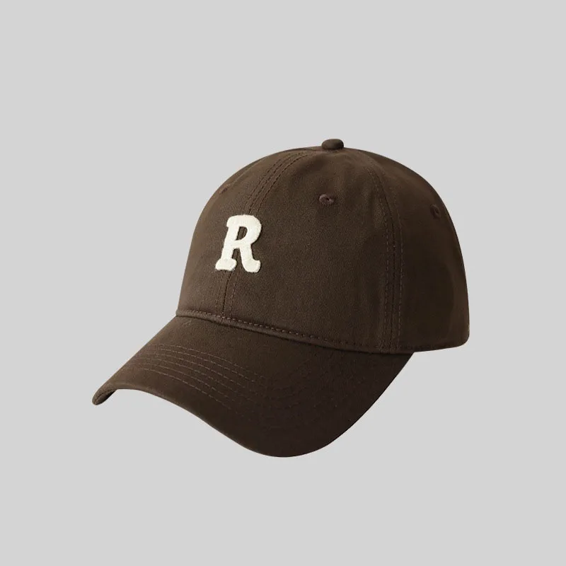 Unisex Große Größe 62 cm Baumwolle Casual Baseball Caps Einfarbig Buchstabe R Outdoor Reiten Kopf Kappe für Herren 4 saison Tragen Hut Männlich – Detail 19