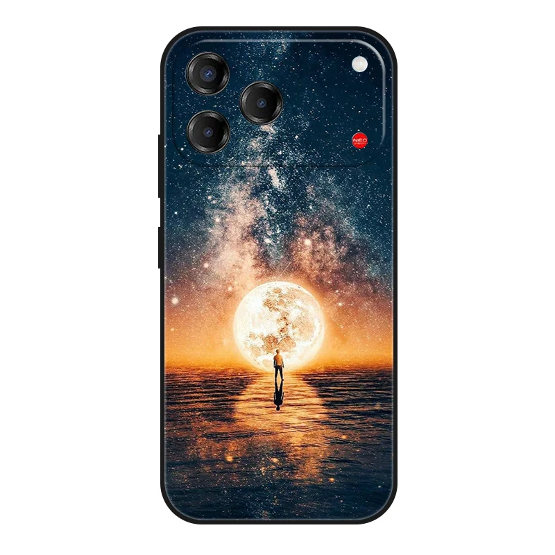 Sleek Black Matte Fashion Phone Case - Slim Soft TPU
