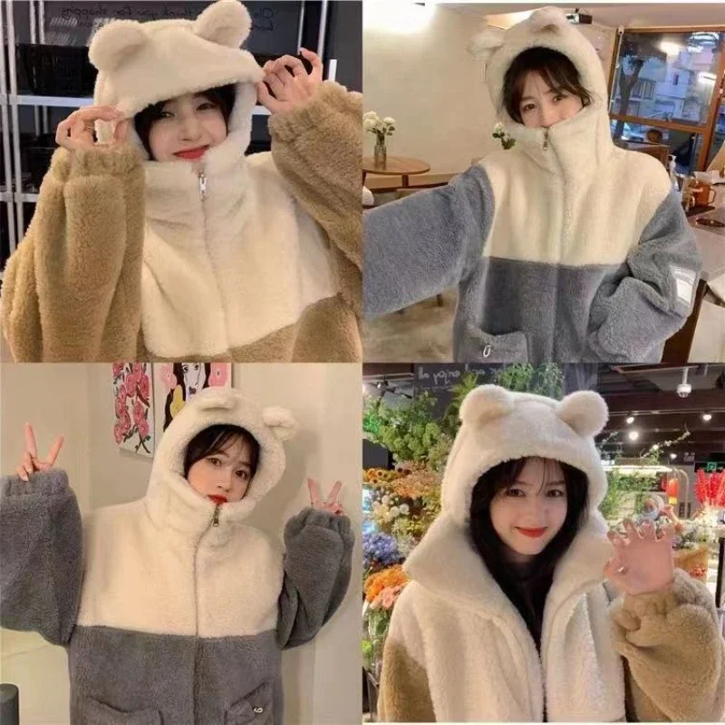 Japanese moon bear hooded sweater yv42464