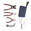 Glass Cutting Tool Set Glass Running Pliers Breaking Pliers Oil Dropper Storage Bag for Mosaic Tiles Mirrors Stained Glass 2