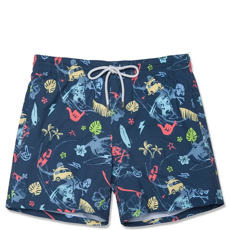 Men'S Swimming 3D Shorts Quick Dry Beach Board Shorts Swimsuit Casual Fashion Beach Trunks Men'S Hawaiian Shorts Beach Shorts 4