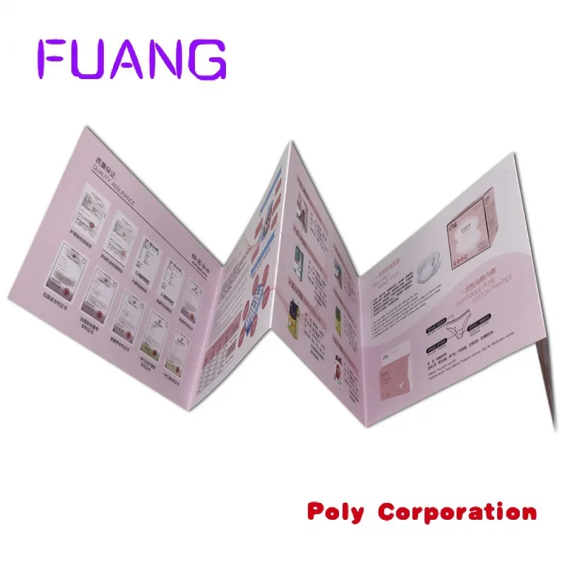 

Custom Factory Customized Folding Design Customized Printing Brochure Product Advertising Instruction Manual Coated Paper