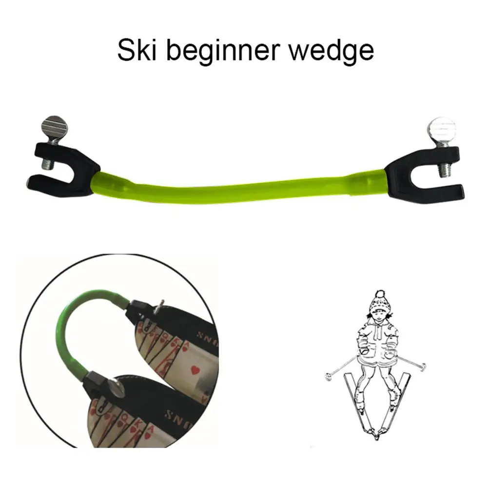 Skiing Tip Connector Winter Skiing Basic Turning Training Aid Snowboard Easy Wedge Control Trainer Clips for Kids Beginners