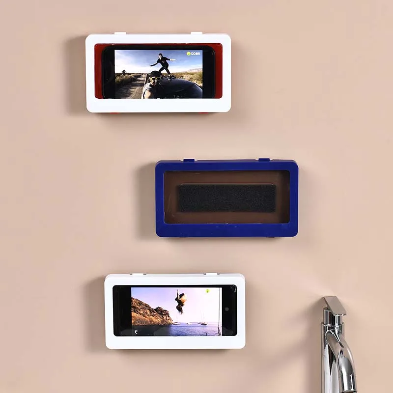 

Shower Phone Case Seal Protection 360° Rotating Bathroom Waterproof Phone Case Touch Screen Phone Holder Kitchen Hands Free Tool