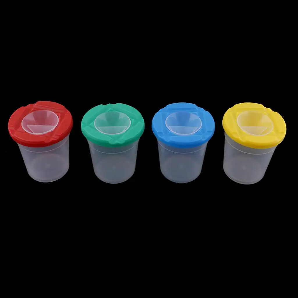 Spill-Proof Paint Cups 4