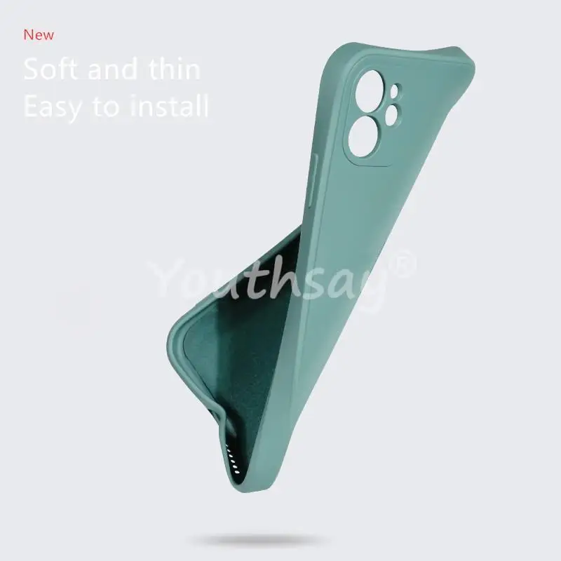 Silicone TPU Protective Case - Sleek Plain Design Cover