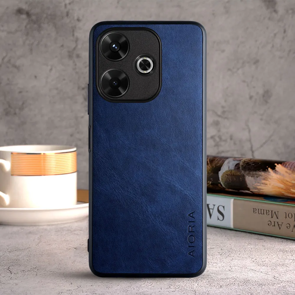 Luxury Vintage Leather Phone Case - Elegant Business Cover