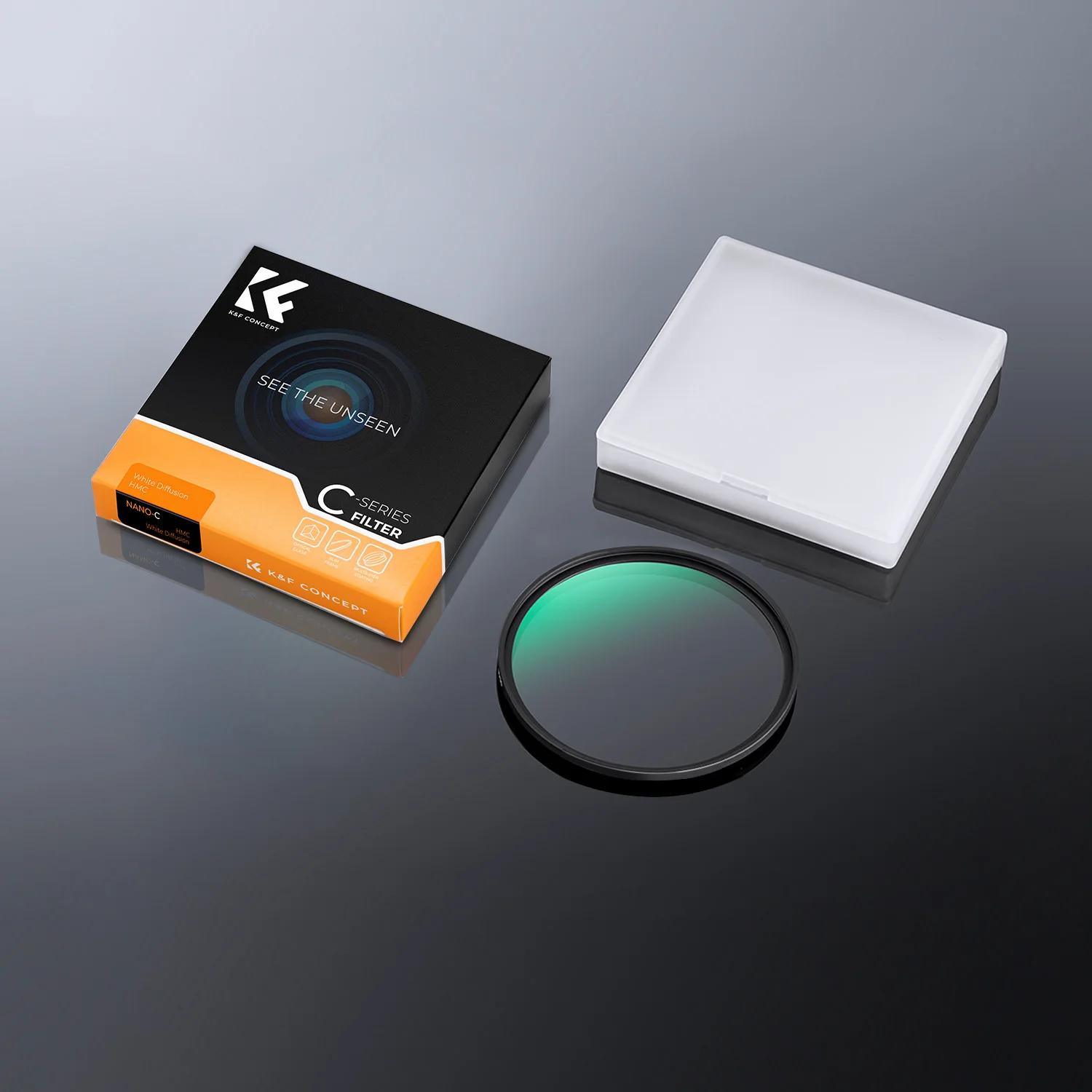K&F Concept C-Series White Mist Diffusion Filter 49-82mm Landscape Portrait Photography Portrait Photography Camera Lens Filter 6