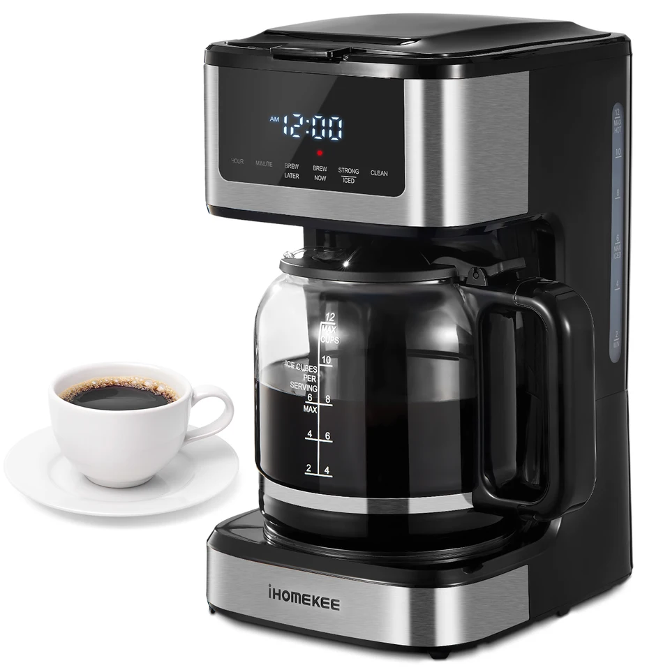 Programmable Drip Coffee Maker with Iced Function