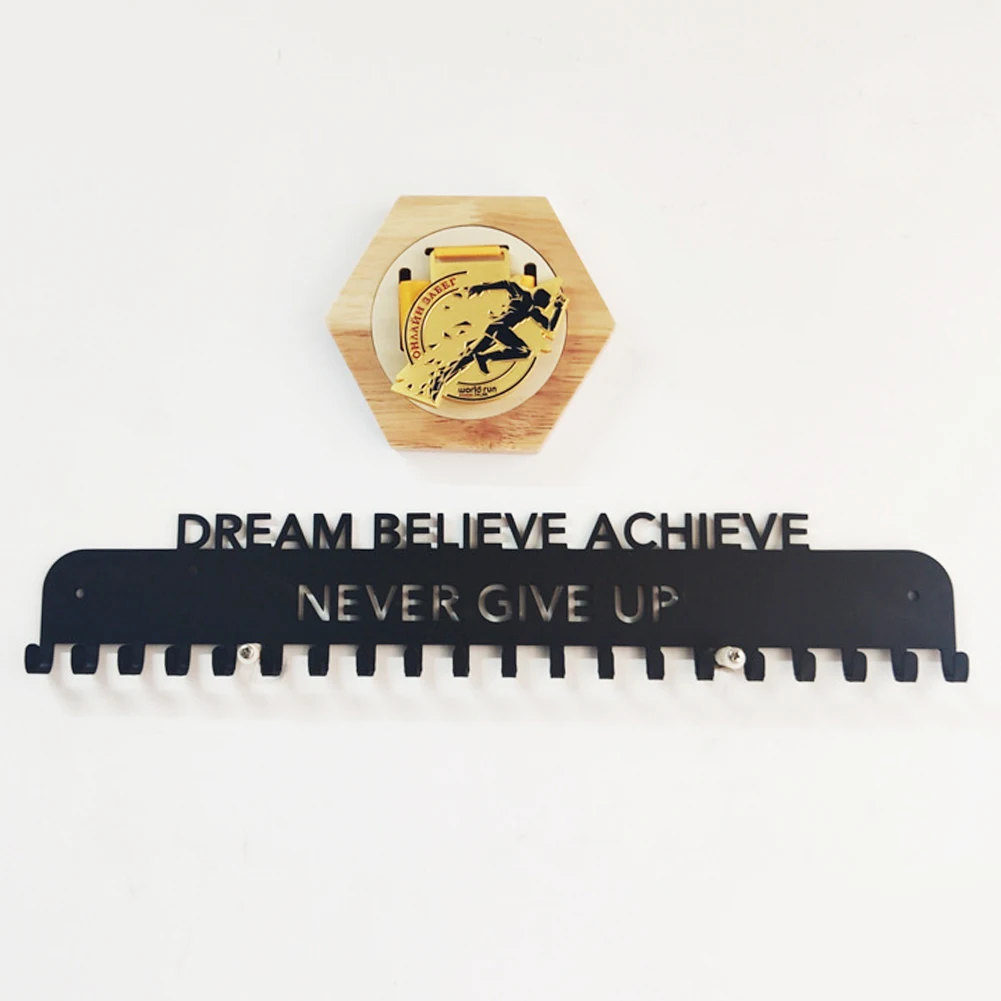 Medal Display Hanger Medal Holder Album Sturdy Race Display Rack for Sports Medals Track & Field Running Marathons