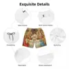 Custom Ethiopian Christian Christ Jesus Last Supper Swim Trunks Mens Quick Dry Board Shorts Swimwear Suits Boardshorts 5
