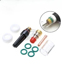 Argon Arc Welding Gun Set 10-Piece Set of Tig High Temperature Resistant Cup WP-17/18/26 Welding Small Screen Accessories Set 2