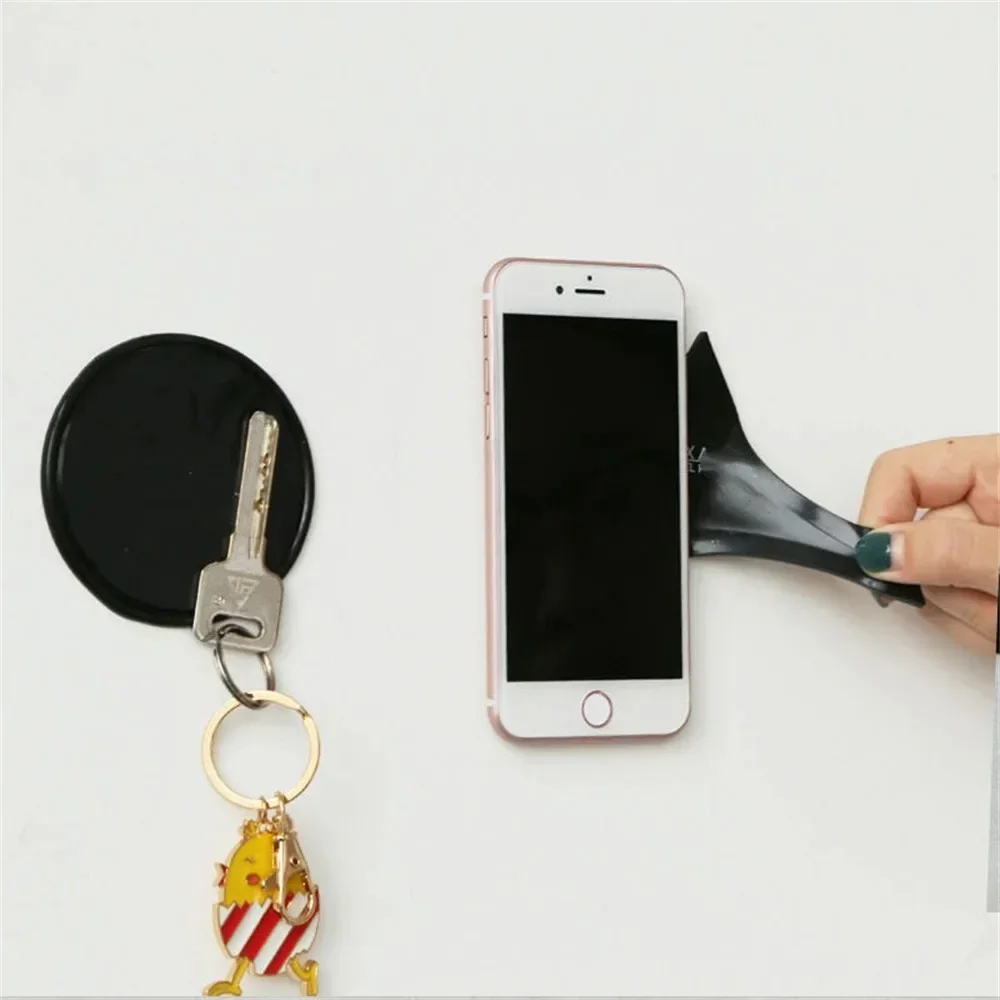 Car Mobile Phone Holder Nano Rubber Fixate Gel Sticky Pad Anti-Slip Mat Tablet Stand Wall Desk Stickers Dash Phone Holder