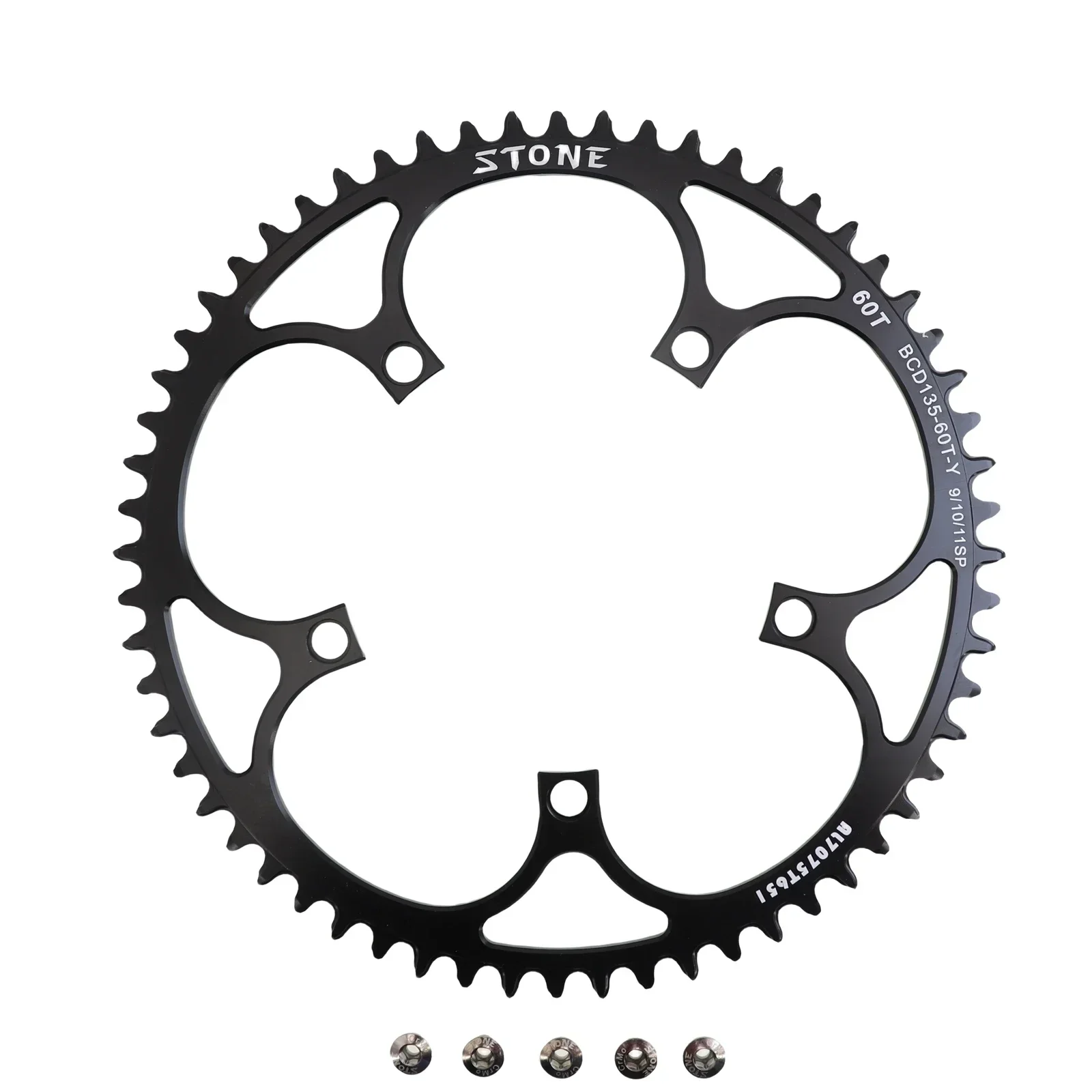 カンパ用 ROTOR BCD PCD 135 QRINGS 楕円 チェーンリング 11s