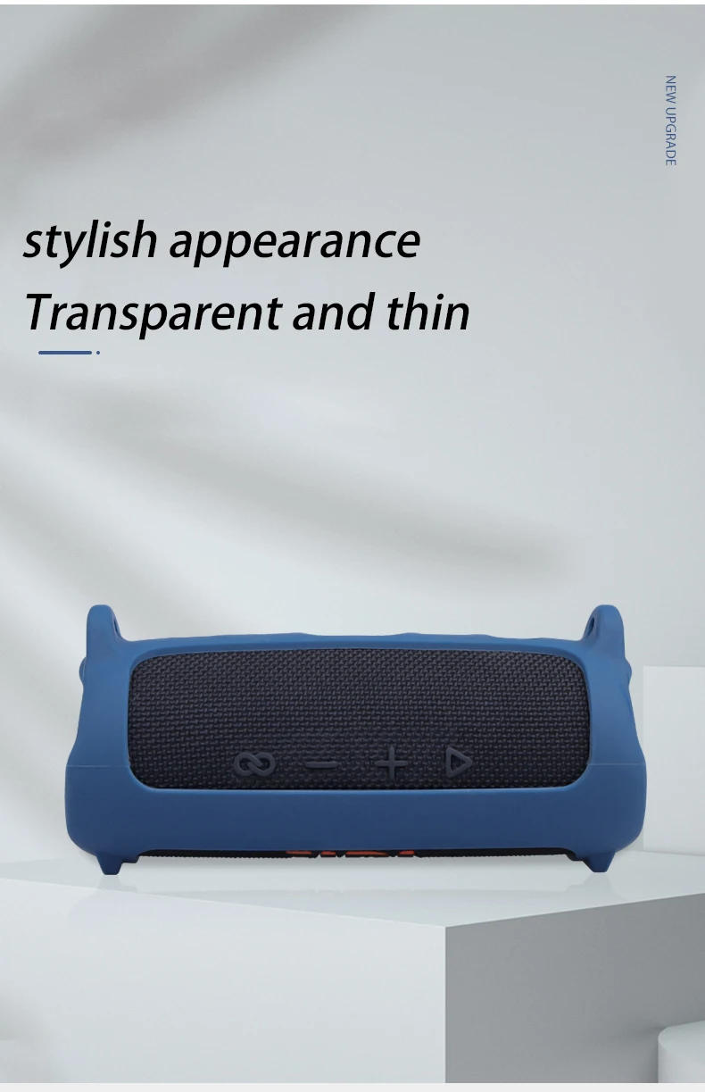 novo caso de bluetooth capa de silicone macio pele com alça mosquetão para jbl sem fio bluetooth saco