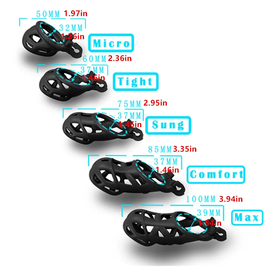 3.0 Pink Quality Cobra Chastity Device With Double-Arc Cuff Penis ring,Dick Cage Cock ring BDSM restrain Sex TOYS For Men