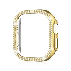 Elegant Bling Diamond Crystal Frame Case for 38mm (Gold)