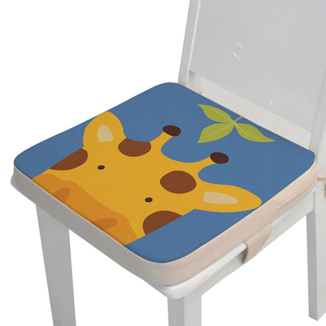 Sponge Baby Increased Booster Seat Cushion Anti-slip Cartoon Highchair Mat Kids Food Chair Pad Heightened Dining Chair