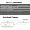 Single Large Size Nanometer Black Three Cover Hidden Kitchen Sink 4mm Thickness Handmade Sinks With Drain Plate Sinks 6