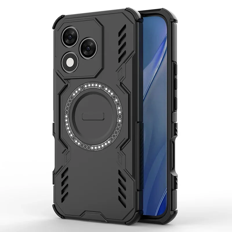 Luxury Lens Protection Heat Dissipation Case with Magnetic Wireless Charging