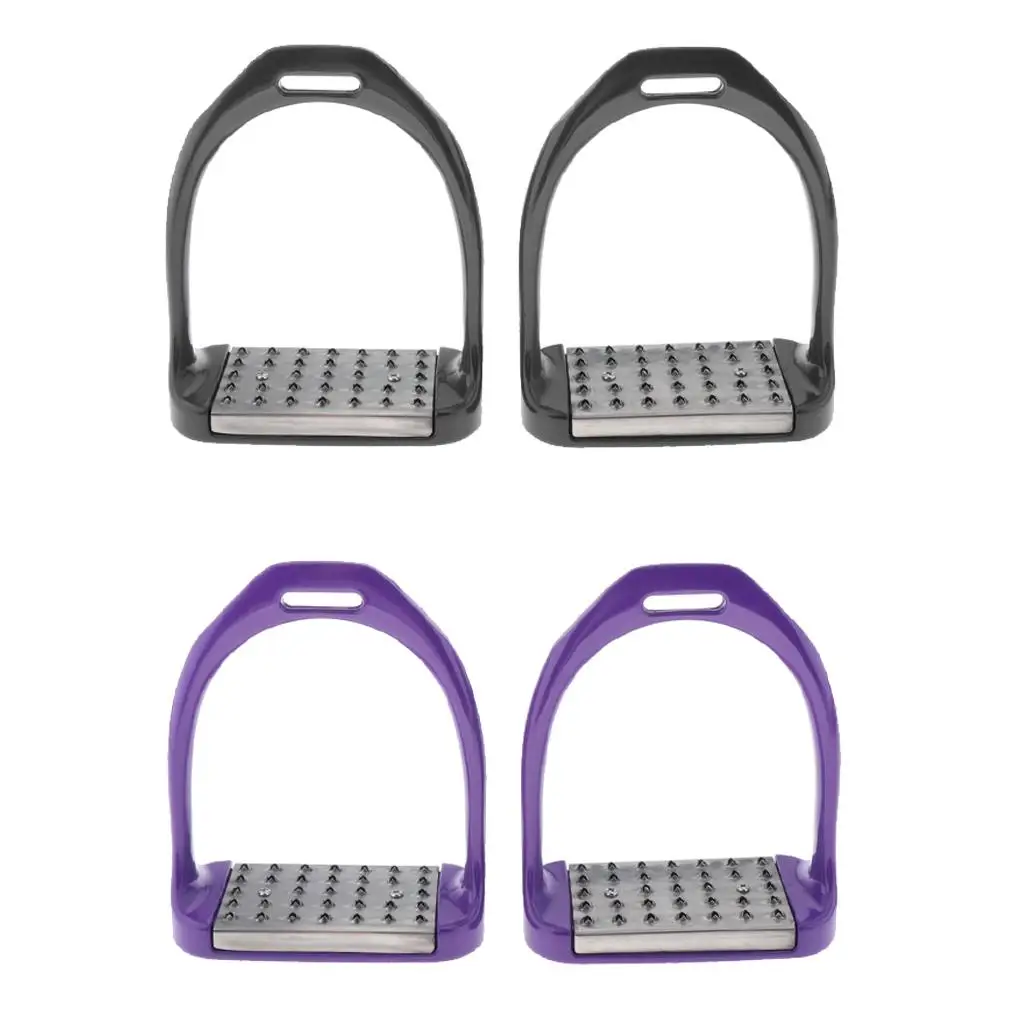1 Pair Premium Stirrups Firm ty Horse Riding 12cm Wide Track