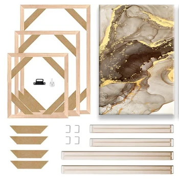 Modern Wooden Canvas & Photo Frame - 24 sizes! 1