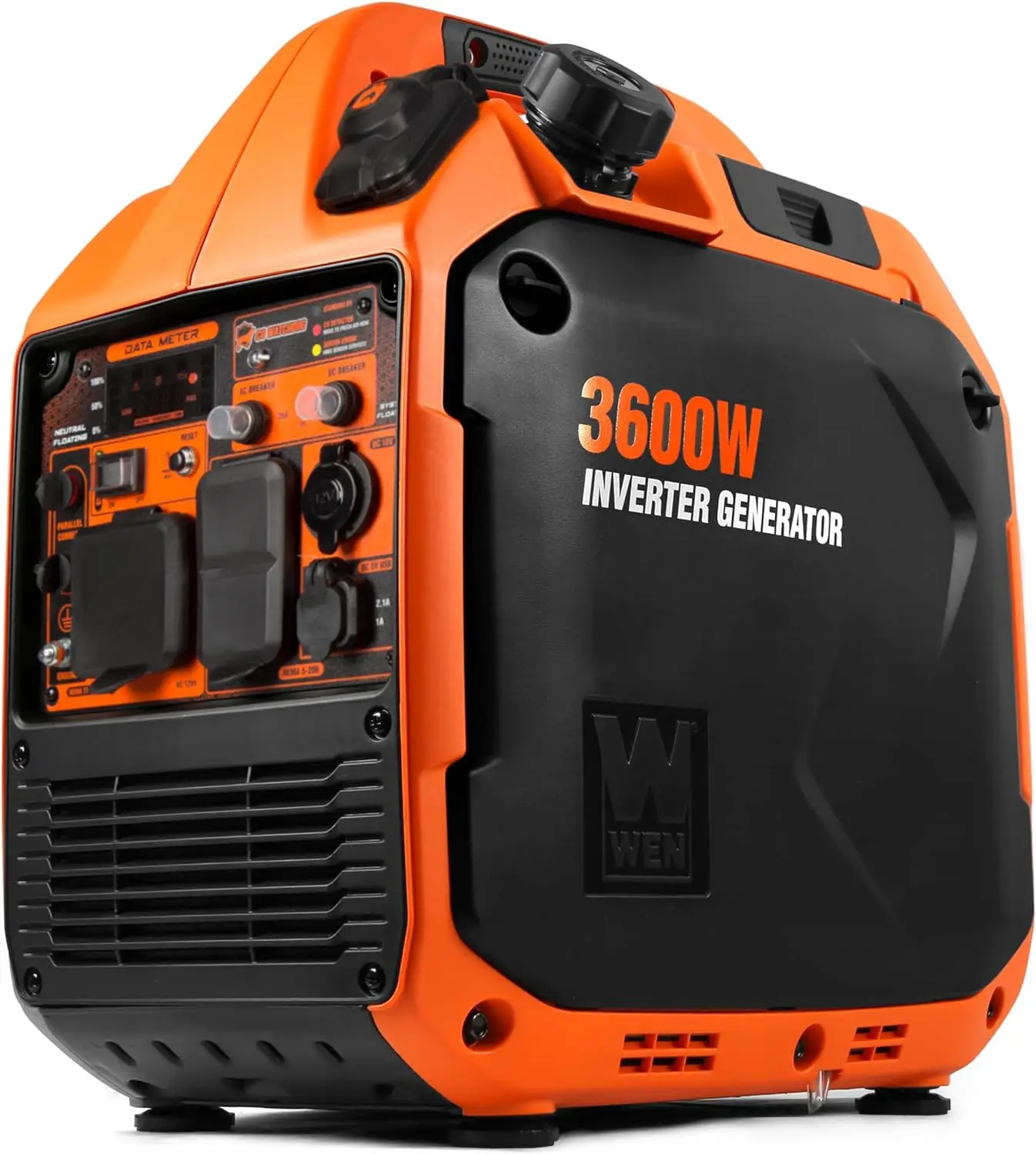 Portable Inverter Generator Quiet and Lightweight 3600-Watt Dual Fuel RV-Ready Portable Inverter Generator with Fuel Shut Off and CO Watchdog