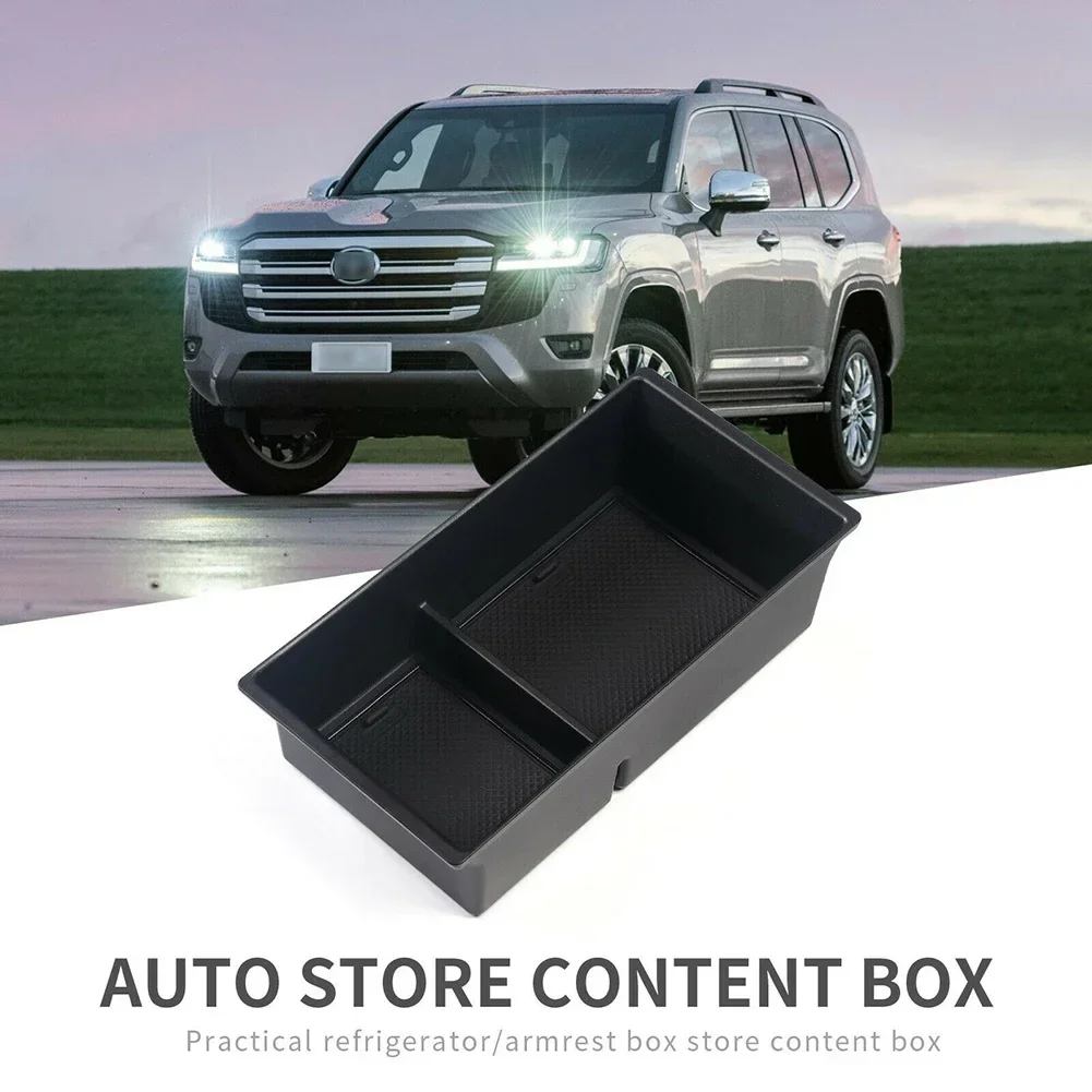 Car Central Armrest Storage Box For Toyota Land Cruiser LC300 Accessories Center Console Flocking Organizer Containersr