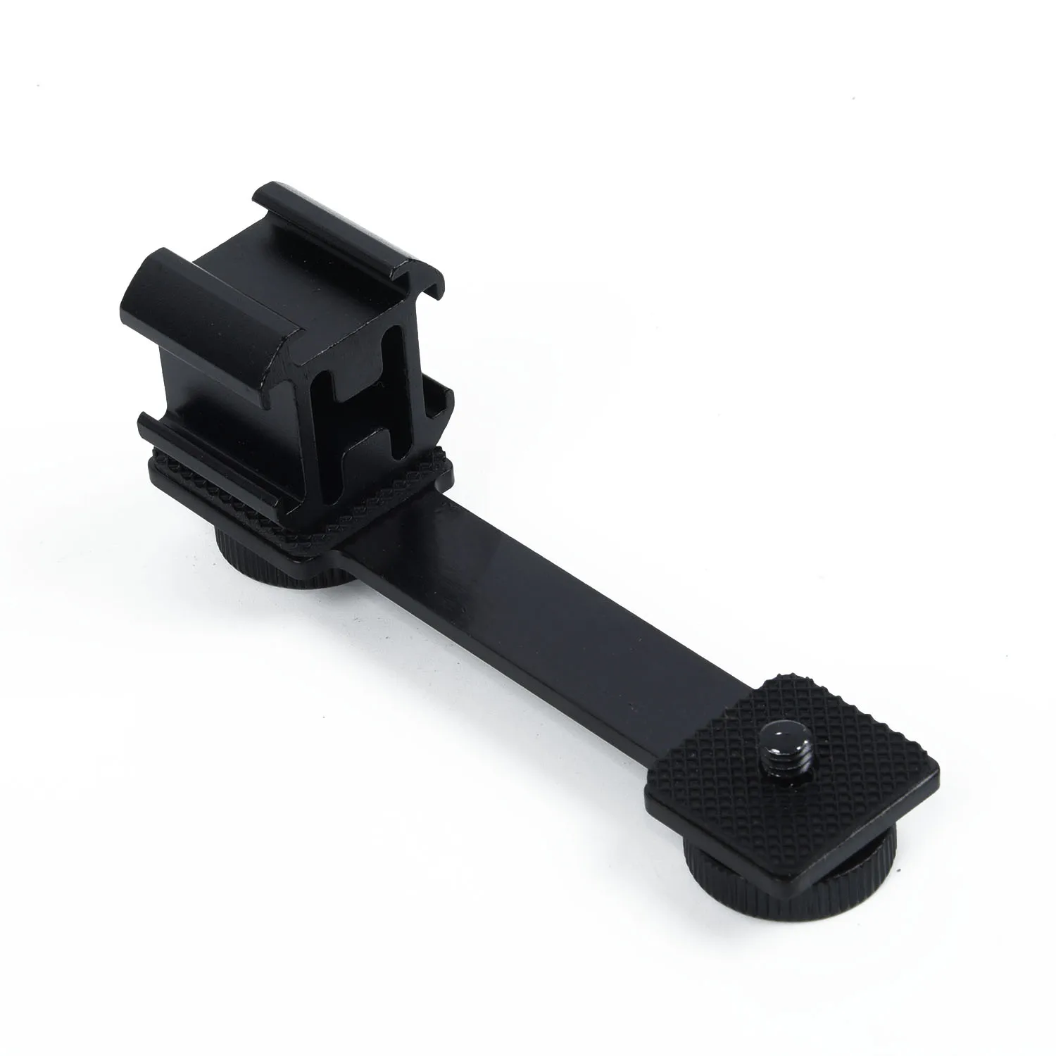 

Take Your Gimbal To The Next Level With Triple Hot Shoe Mount For DJI OSMO Mobile 2 Zhiyun Smooth 4 Feiyu Vimble 2