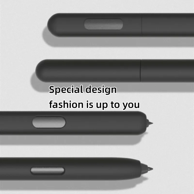 Silicone Pencil Case Tablet Touch Stylus Pen Cover Solid Color for Samsung Galaxy Tab S6 Lite S Pen S7 FE S8 Ultra S9 Plus 5