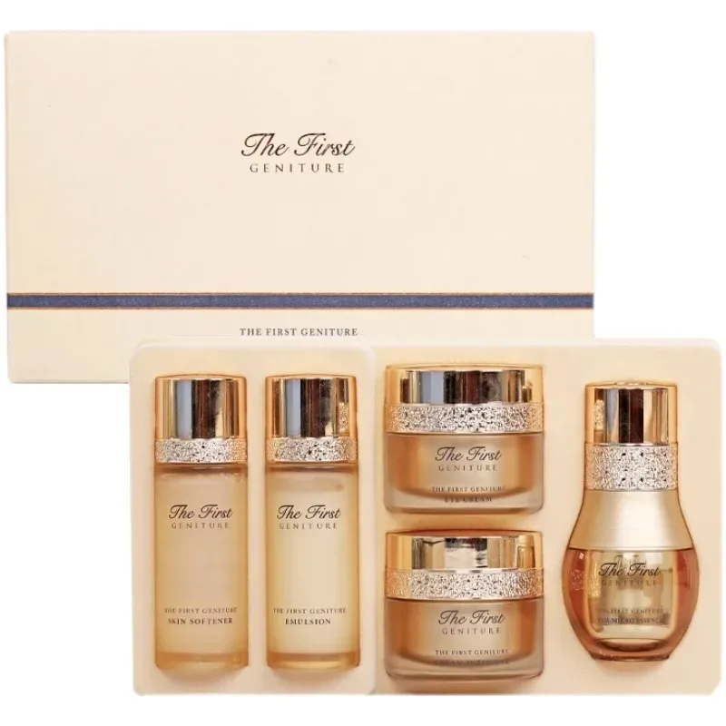 the-first-genitue-5pcs-special-gift-set-moisturizing-anti-wrinkle-repair-skin-care-products-sample-kit
