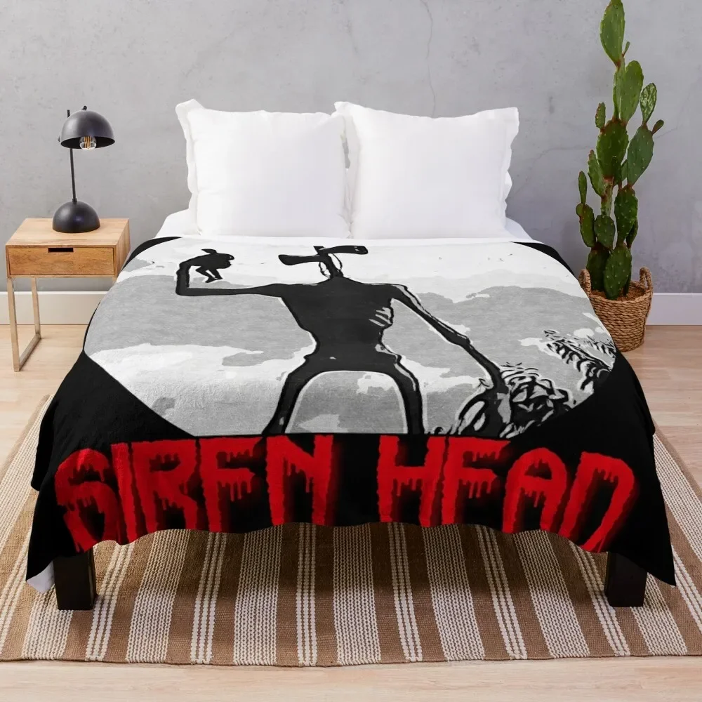 Siren Head Throw Blanket warm for winter for winter Hairy Weighted Blankets