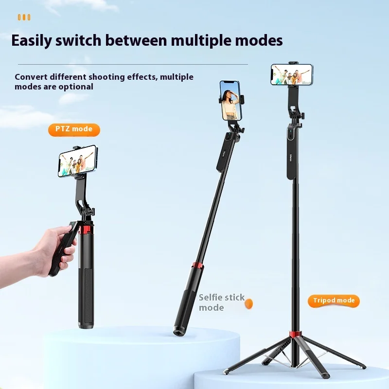 Ulanzi MA09 Bluetooth Selfie Stick 1.8m Stretchable Tripod 10M Remote Control Phone Stand for iPhone 16 15 14 13 Pro Max