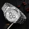 Top Brand Mens Watches Luxury Steel Analog Quartz Wristwatch Fashion Business Gold Sliver Male Clock Relogios Masculino Montre 4