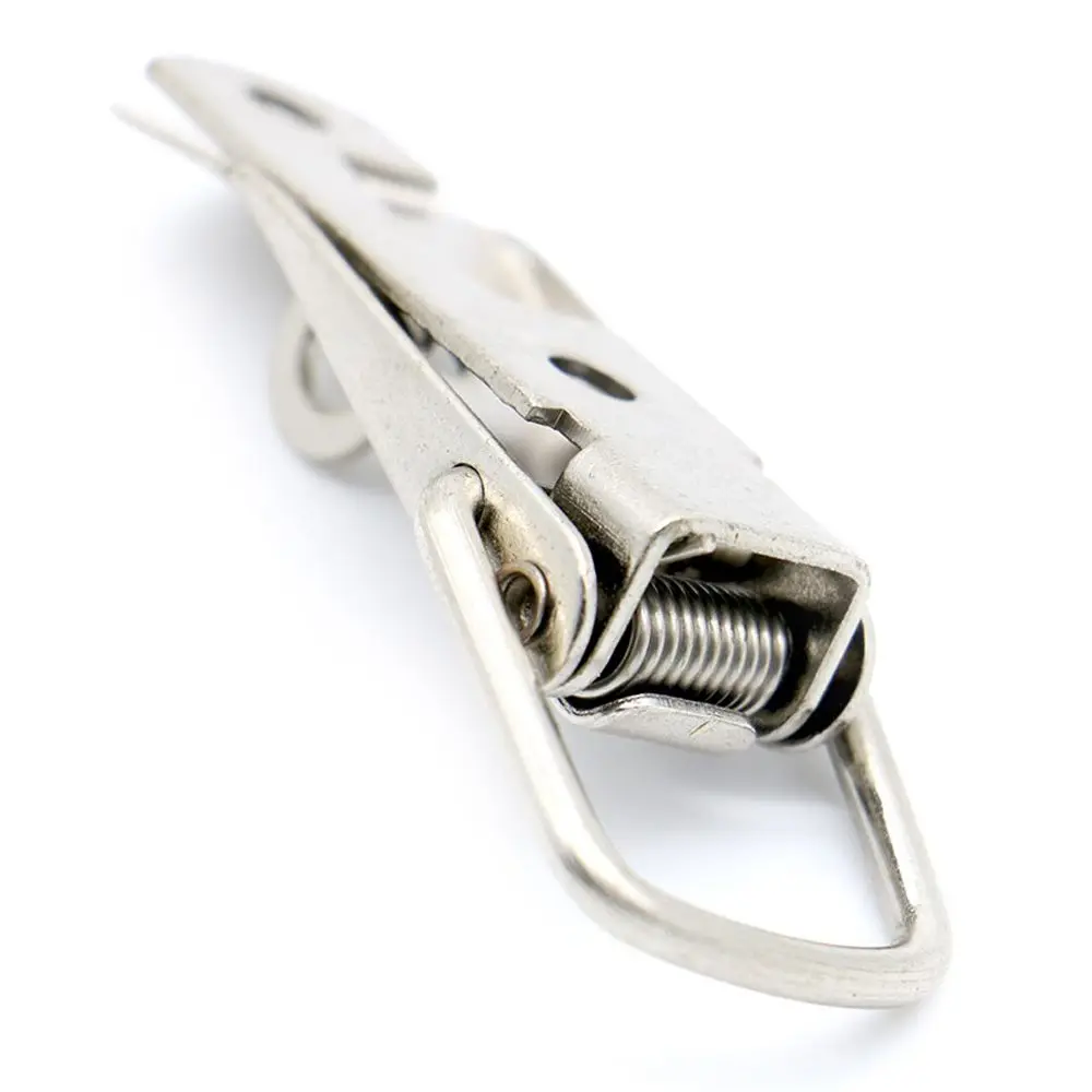Description Picture 5 of item4 Pcs Office Toggle Catch For Door Window Spring Loaded Home  Improvement Furniture Hardware Cabinet Box Hasp Locks Buckle