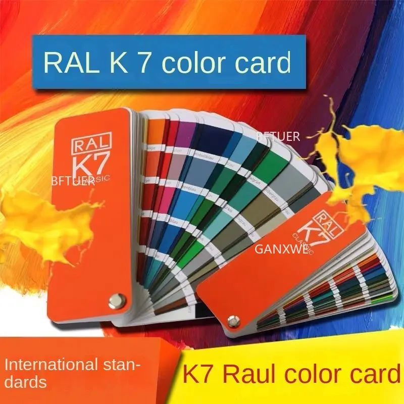 

Paint Coating Color Card National Standard RAL Chinese German RAL Raul K7 Color Card International Standard Printing