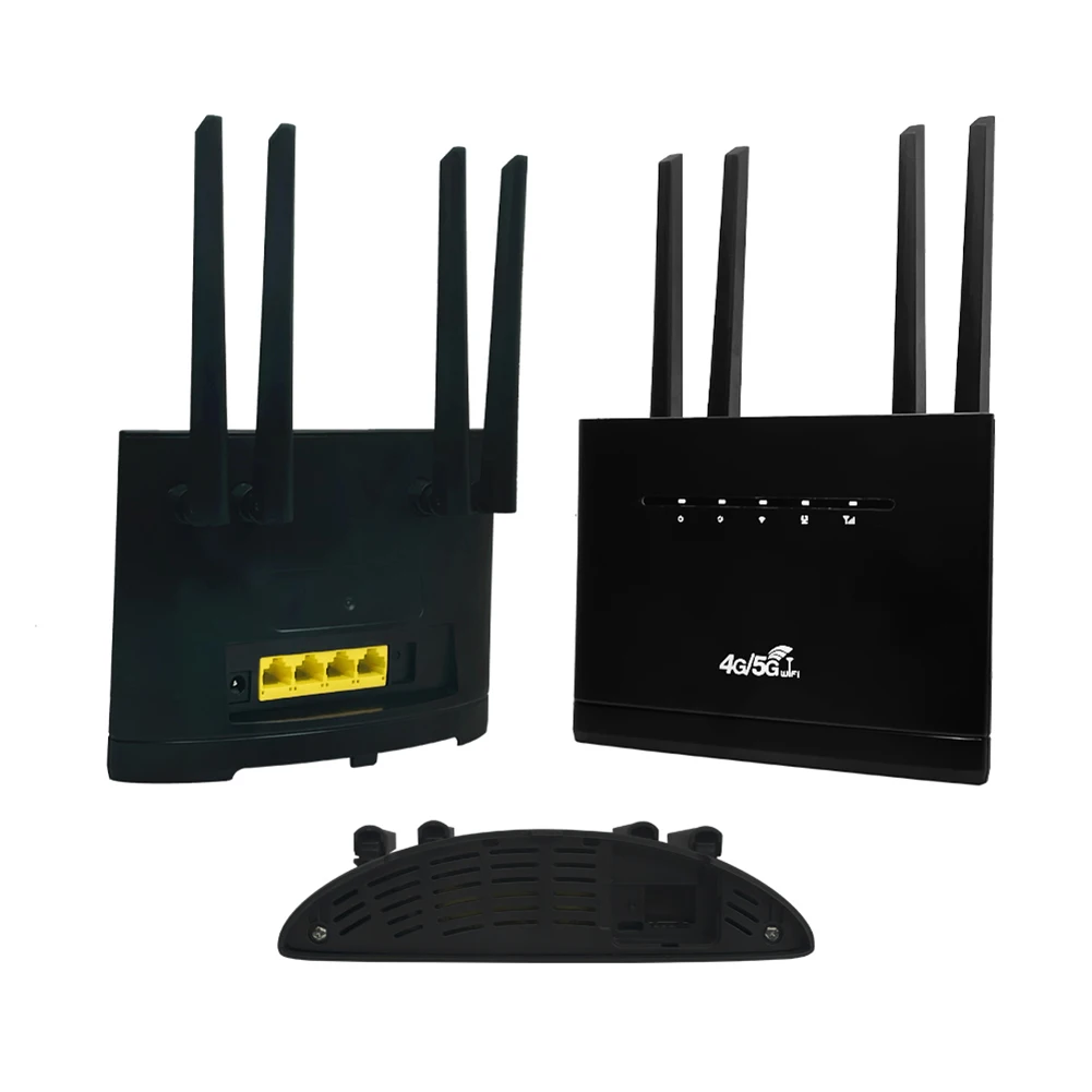 Roteador Wi-fi sem Fio com Cartão Sim Wr710 4g Lte Modem 300mbps Roteador Internet Rj45 Wan Lan Hotspot para Casa e Escritório - Imagem 6