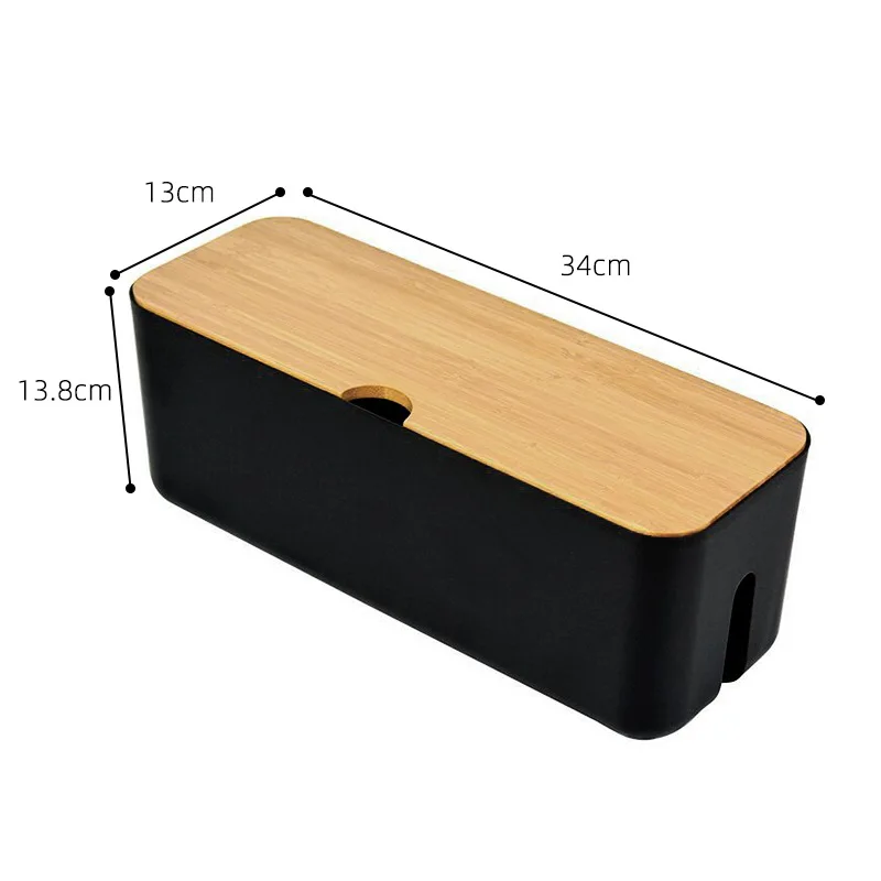 Cable Storage Box Power Strip Wire Case Anti Dust Charger Socket Organizer Network Line Storage Bin Charger Wire Management 