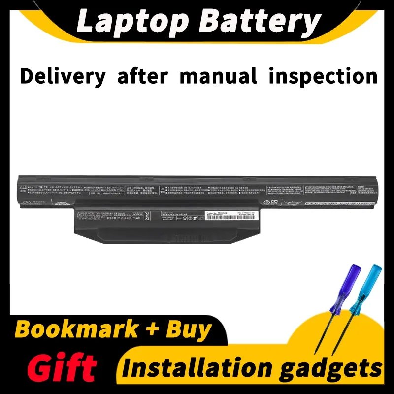 

For Fujitsu LifeBook E733 E734 E736 E743 E744 E751 E752 E753 E754 FPCBP416/426/404/429/434/405 Laptop Battery