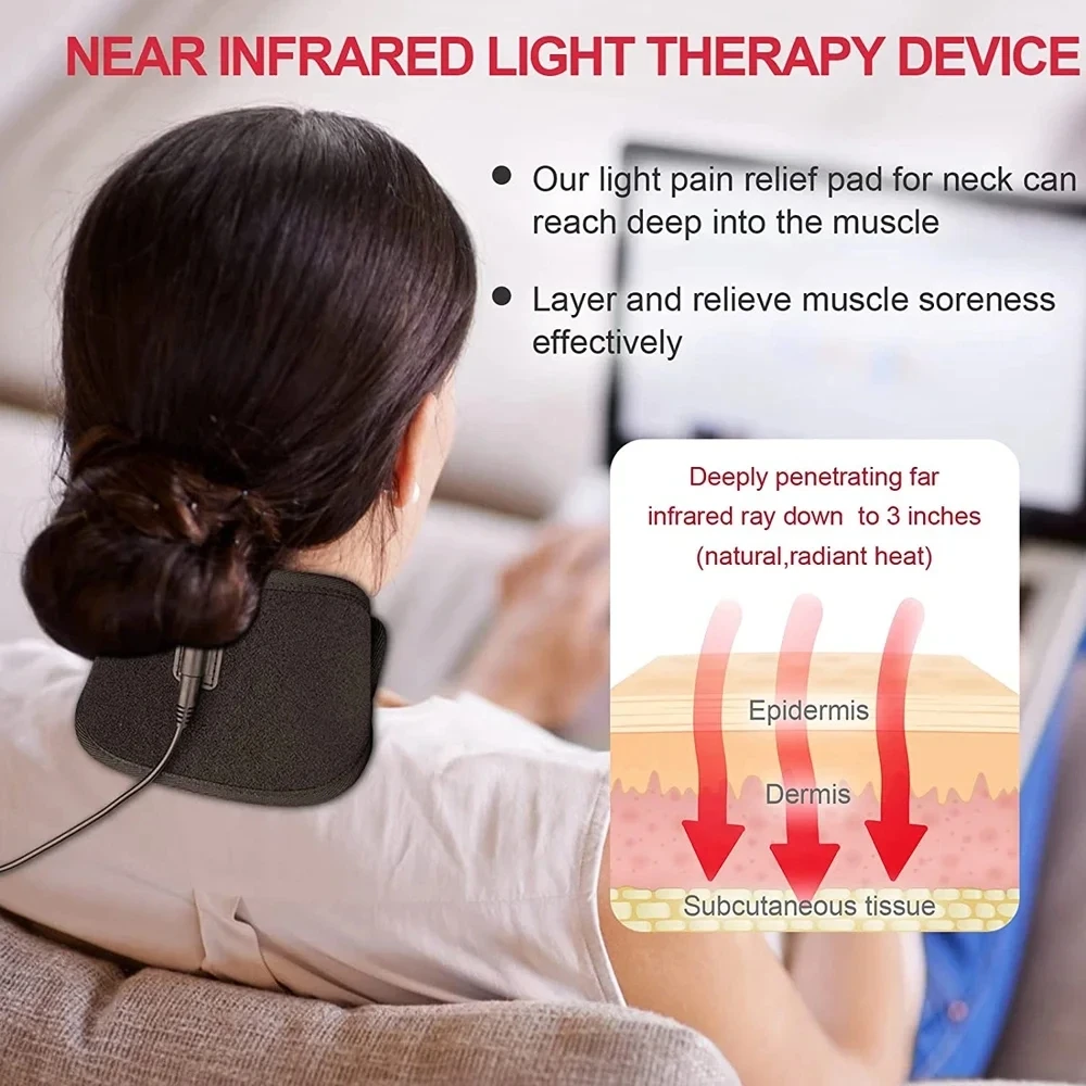 Red&Infrared Light Therapy Belt 660nm&850nm for Full Body Pain Relief Slimming